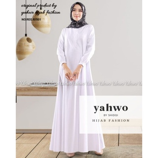 GAMIS WANITA TOYOBO FODU WARNA PUTIH/PUTIH BERSIH/DRESS YAHWO TERLARIS/GAMIS JUMBO/READY UKURAN/S/M/L/XL/XXL/XXXL/GAMIS YAHWO HIJAB FASHION/YAHWO BY SHIDQI/GAMIS BUSUY/BISA JUGA UNTUK BUMIL