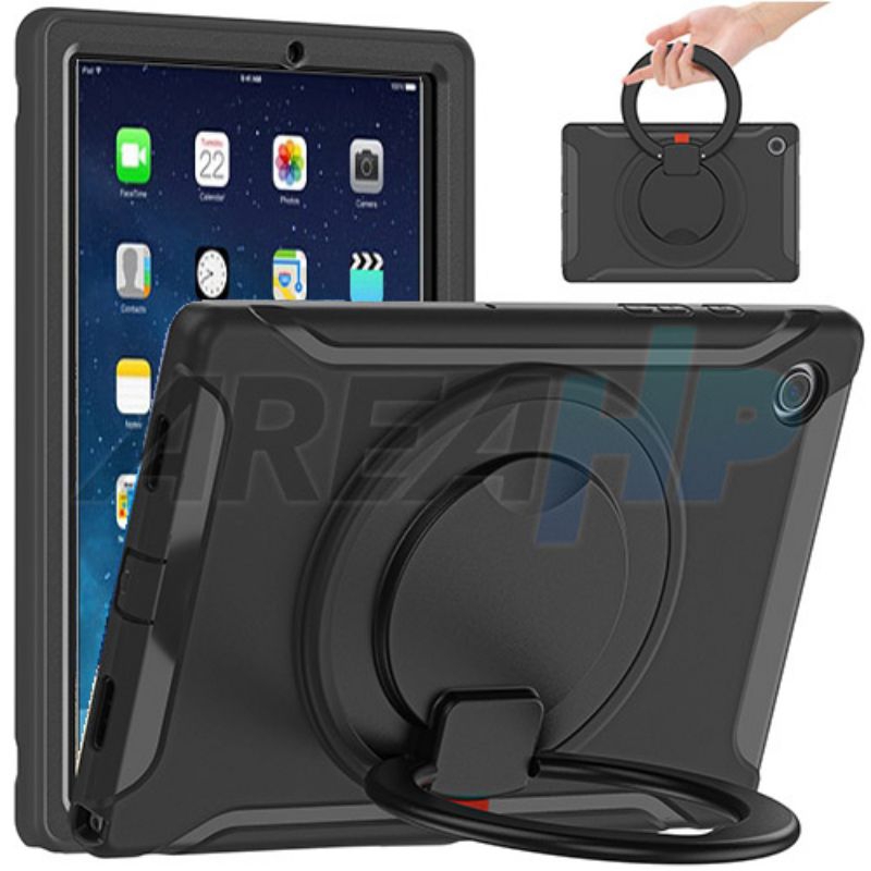 Armor Ring Heavy Duty Hybrid Protective Case Casing Cover iPad 5 6 9.7