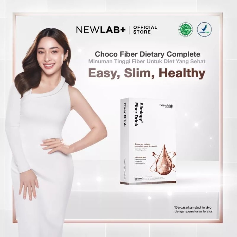 NEWLAB Fiber Drink Rasa Cokelat Minuman Pengganti Makan 250gr