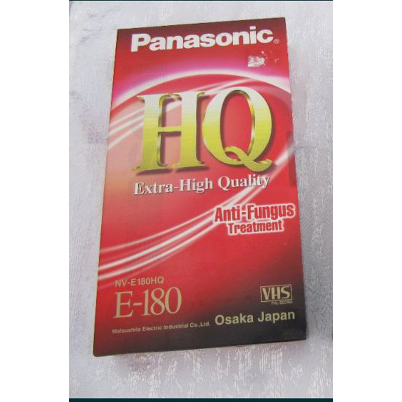 Kaset Video VHS Panasonic HQ E-120 Video Blank Tape Cassete NV-E120HQ