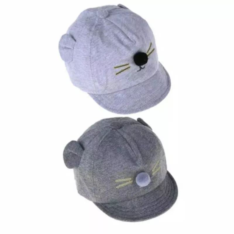 Topi Anak Kucing Usia 0-2 Tahun Lucu