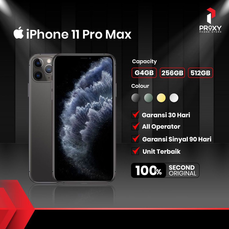 iphone 11 pro max 64gb 256gb 512gb ori 100%