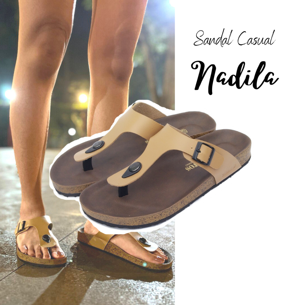 Sandal Jepit Sandal Pria Wanita Sandal Casual Nadila Sigma x Barbatos