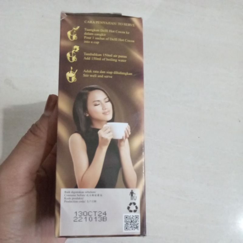 Delfi Hot Cocoa 125g(isi 5 sachet @25g)