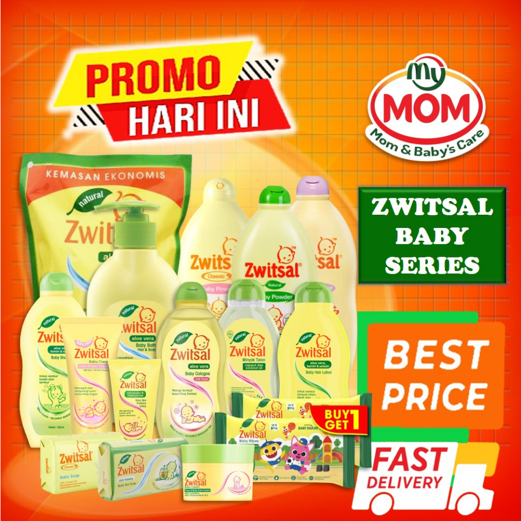 [BPOM] Zwitsal Baby Bath 2 in 1 Hair And Body 450 ml REFILL / Natural Aloe Vera / Body Wash / Sabun Mandi Bayi / MY MOM