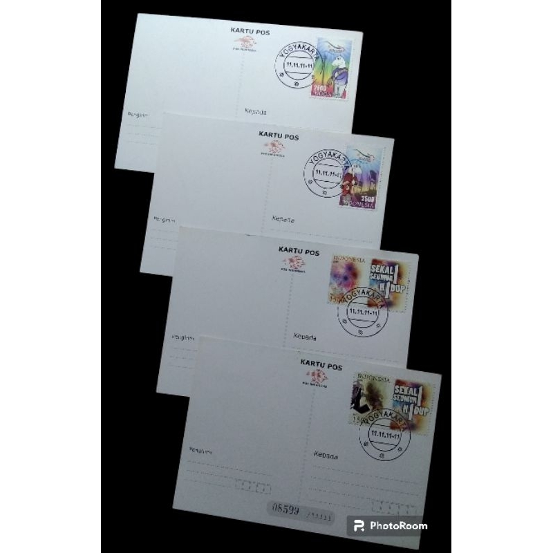 

Kartu Pos Sepaket 4 Pcs 26Th Sea Games 2011