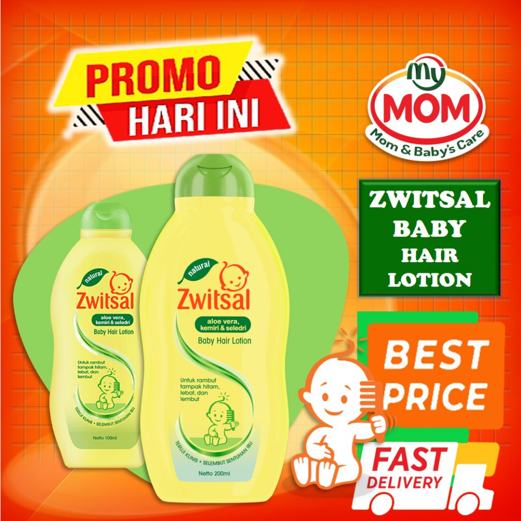 [BPOM] Zwitsal Baby SERIES / Baby Bath 2 in 1 / Hair &amp; Body Wash / Baby Hair Lotion / Baby Lotion / Baby Telon / Baby Parfum / Baby Cologne / Baby Soap / Baby Cream / Baby Diaper Cream / Baby Shampoo / Baby Powder / Baby Oil / Baby Wipes / MY MOM