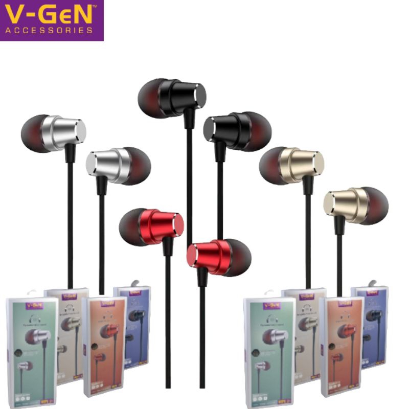 Headset V-Gen VEP1-21 EXTRA BASS HD Sound Stereo Original