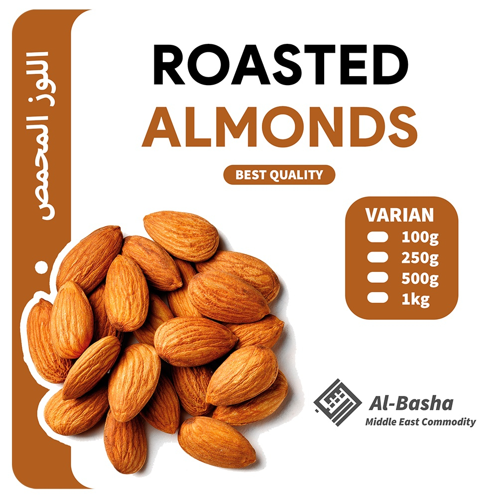 

Kacang Almond Panggang 500 GR Premium Quality
