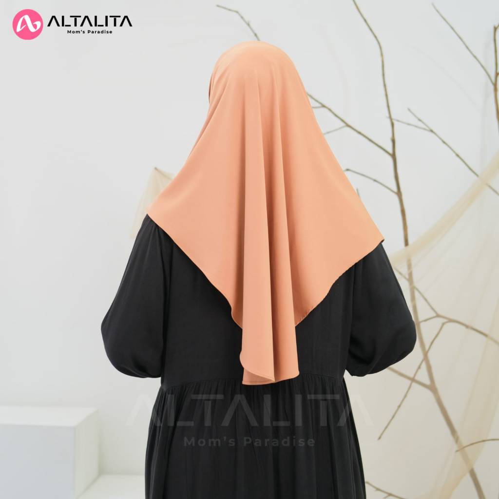 Altalita - Hijab Instan Qanita Penguin Ukuran L Kerudung Bergo Hamidah Instan pet Tebal Bahan Jersey Premium Jilbab Sport Instant Menutup Dada Cocok Untuk Sekolah Olahraga Volly Futsal Senam dan Sehari-Hari