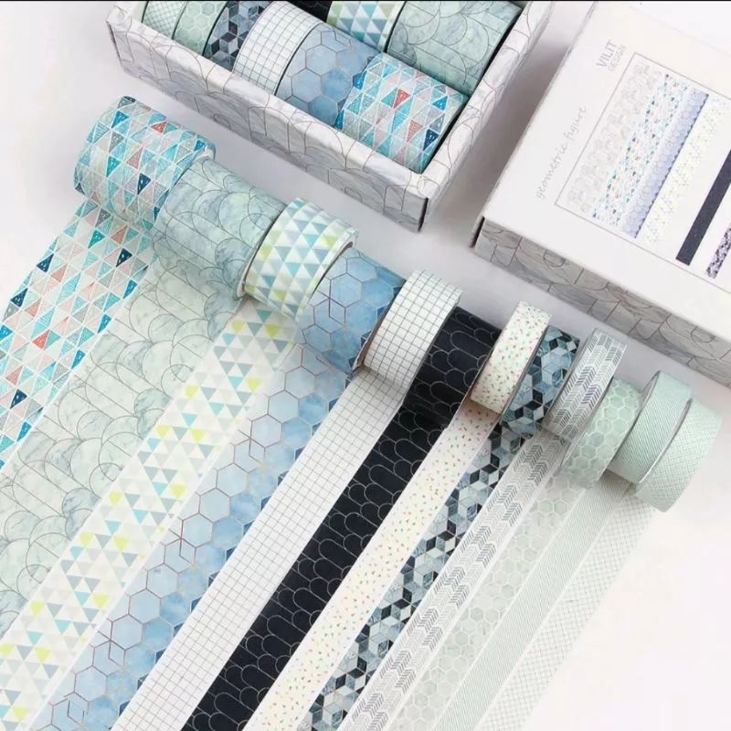 

Washi tape sticker srapbook 12 roll grey