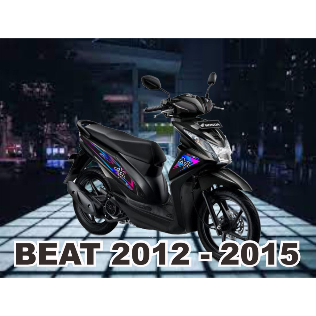 STRIPING BEAT FI / BUNGLON HONDA MATIK BEAT FI 2013 VARIASI STIKER / STRIPING MOTOR BEAT FI 2012- 2015 STRIPING VARIASI