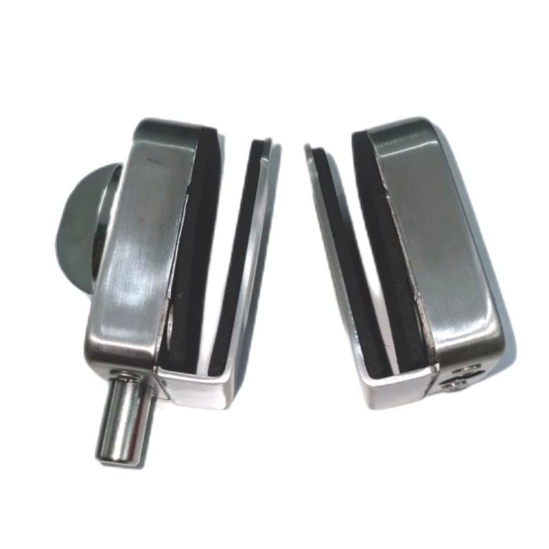 Grendel / Kunci Slot Pintu Shower Kaca ke Kaca Stainless SUS 304