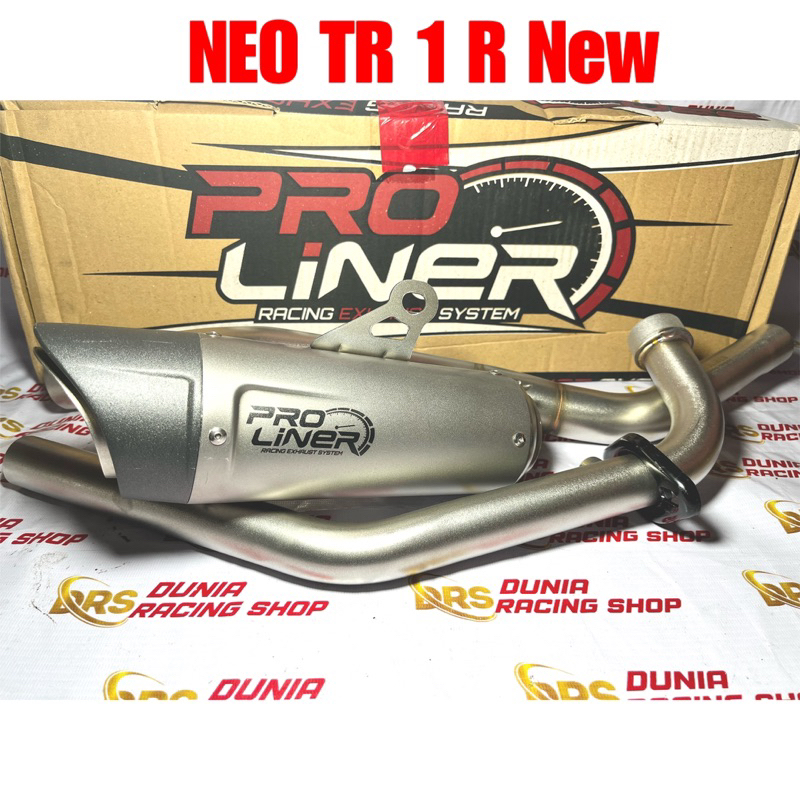 Knalpot PROLINER NEO TR 1 R New Vixion Mx king R15 V1 V2 V3 R15 New V4 New CB 150 CBR 150 Sonic 150 Supra GTR Mx king KLX DTRACKER CRF 150 Xabre MT15 XSR 155 Satria Fu GSX 150 Fullset Full sistem Original PROLINER