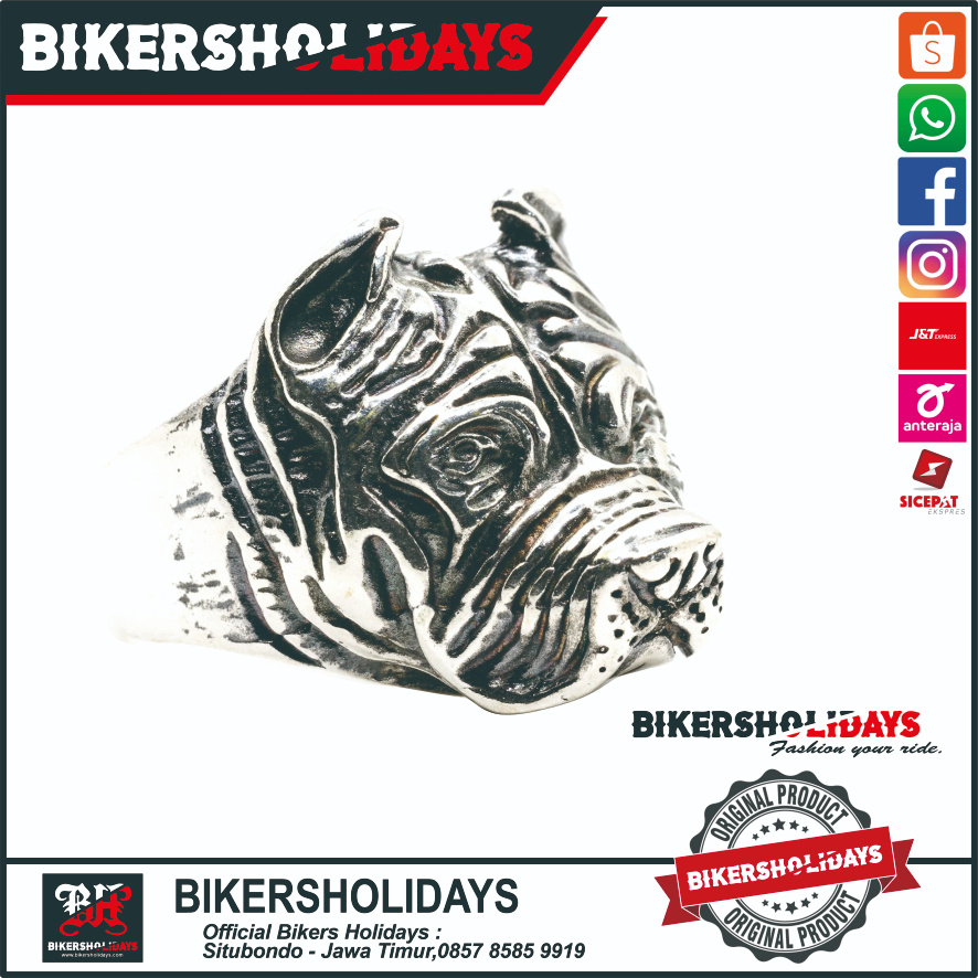 Cincin model anjing bulldog/Ringskull Bulldog/Cincin Bulldog Local Cloning Ringskull