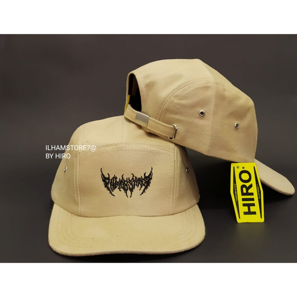 [COD]Topi Distro Bordir Hiro Lima Panel/Topi Hip-Hop/Topi Distro Keren