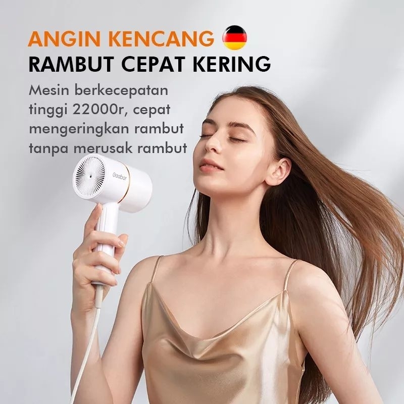 Gaabor Hair Dryer GHD-N700A Pengering Rambut Profesional Anti Frizz Pengeringan Cepat Multifungsi