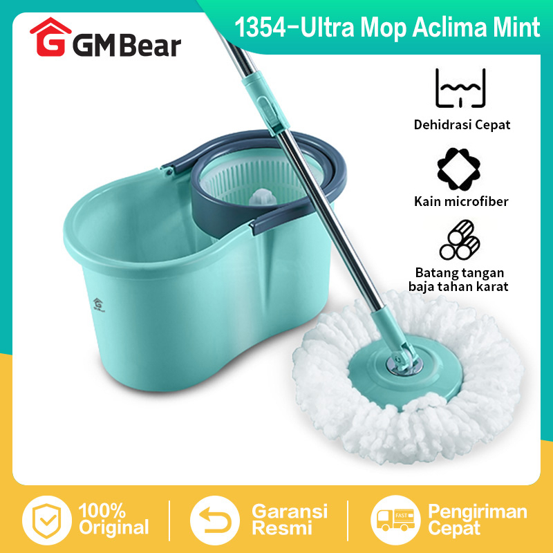 GM Bear Alat Pel Lantai Ultra Mop Aclima 1354 - Spin Mop Aclima Pel Putar