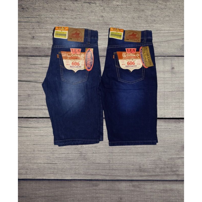 Celana Jeans Pria Pendek Lea | Jeans Lea Pendek