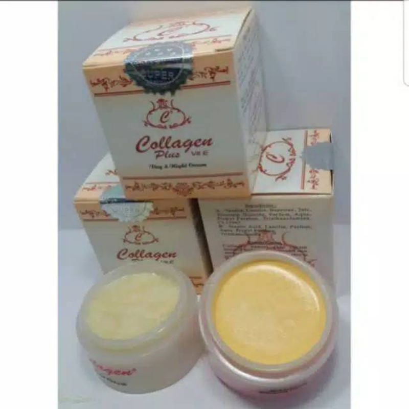 Cream collagen siang malam