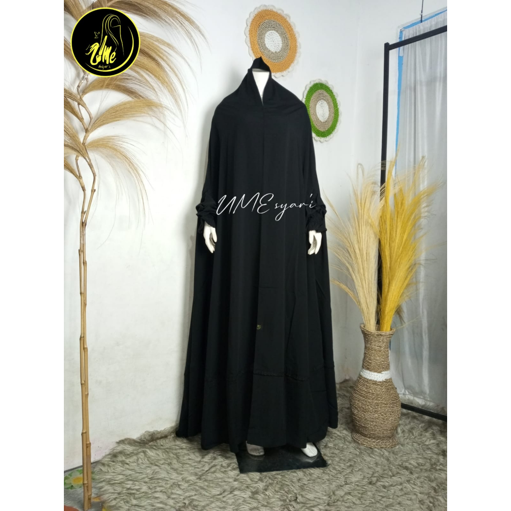MARYAM JUMBO POLOS/ ON THE FLOOR/ONE PIECE/JILBAB SAMPAI LANTAI/jilbab lengan sampai lantai/over hea