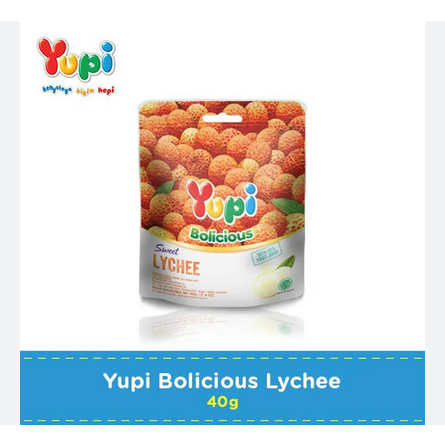 

UPI BOLICIOUS LYCHEE 40G