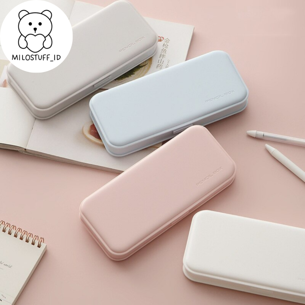 

Kotak Pensil Waterproof Multifungsi Macaron Colour Tempat Pensil Aesthetic Korean Style--MS0117