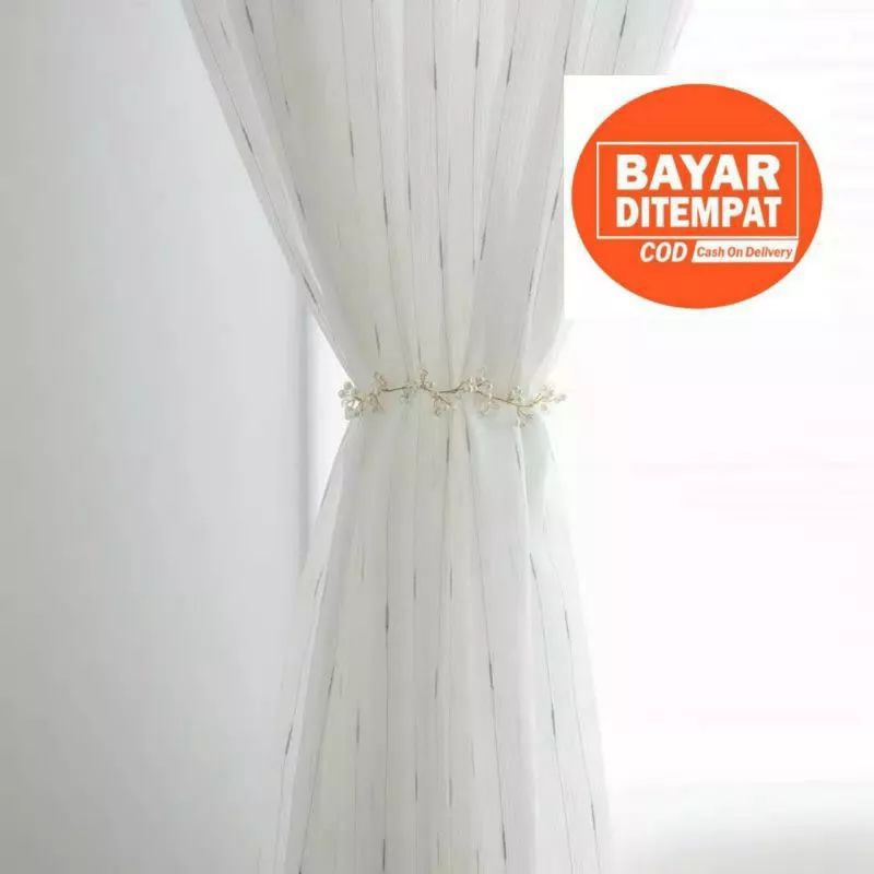 Vitrase Polos Import Model Plisket (kawat S)/Daleman Gorden Model Plisket (kawat S) / Vitrase Gorden