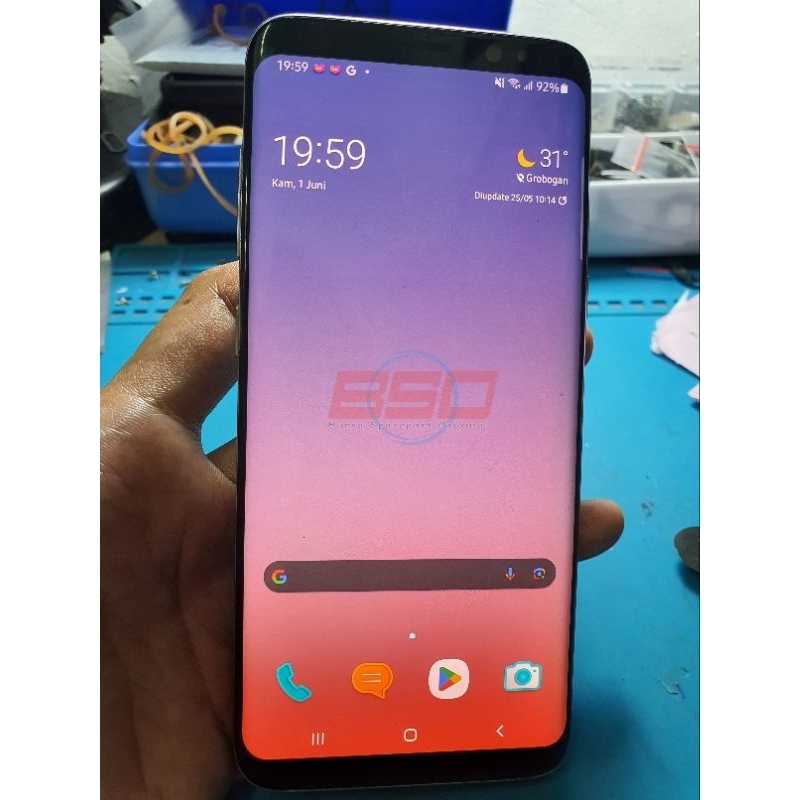 LCD Samsung S8 Original Copotan