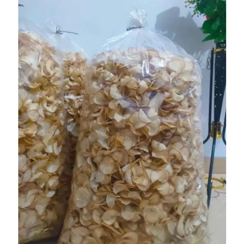 

KRIPIK SINGKONG GURIH 500GRAM KERIPIK RENYAH