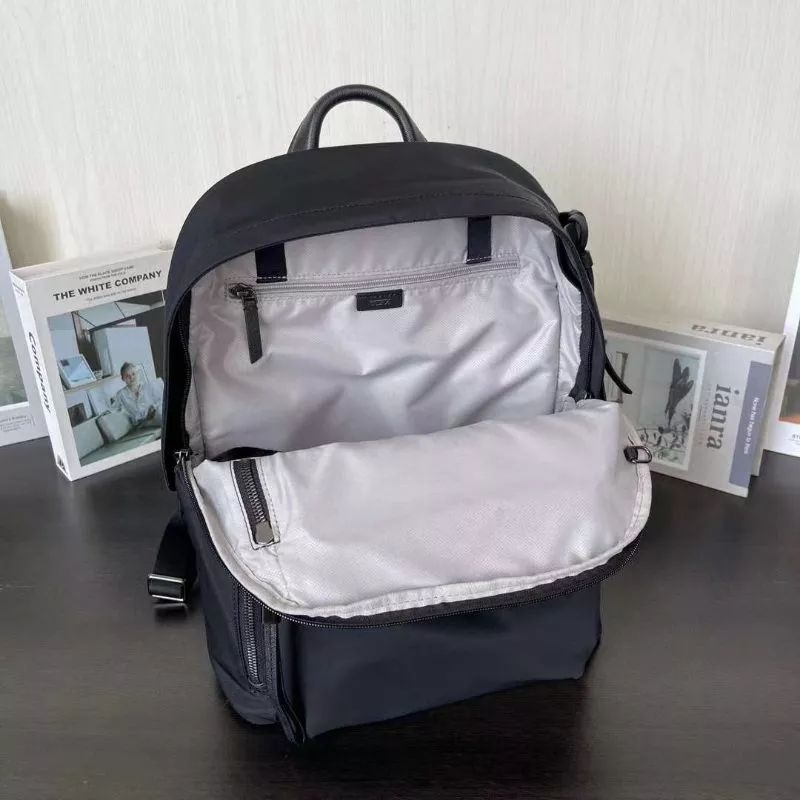 Tas Ransel Tumi Halsey Voyageur Black Backpack Nylon Import