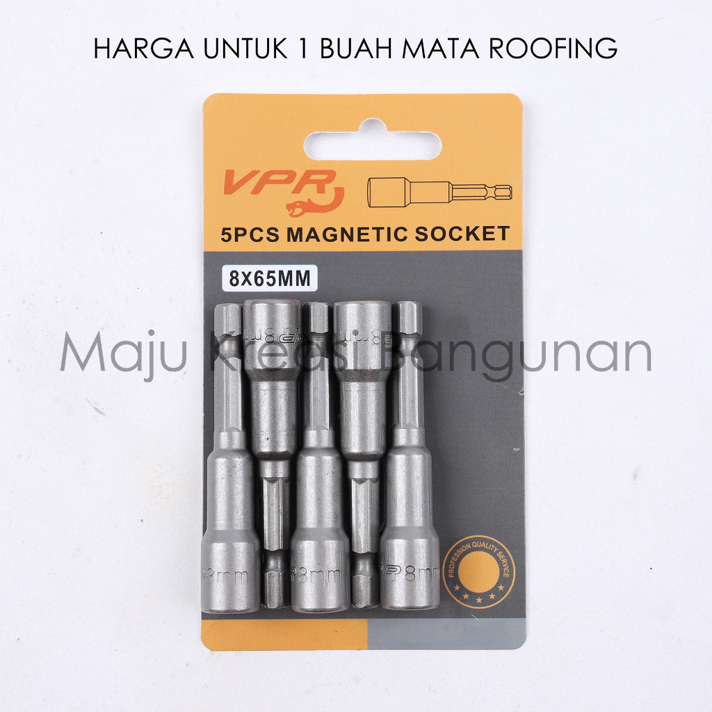 Mata Sok Magnet Sock Bor Roofing Baja Ringan Baut Magnetic Kunci Nut Setter Suntech 8mm 48mm 8 48 mm 42mm 42 65mm 65