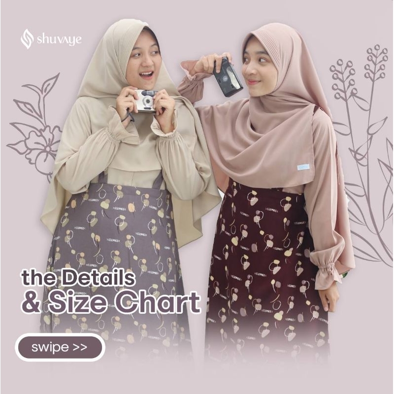 {Shuvaye} Deska Overall. gamis motif look overall