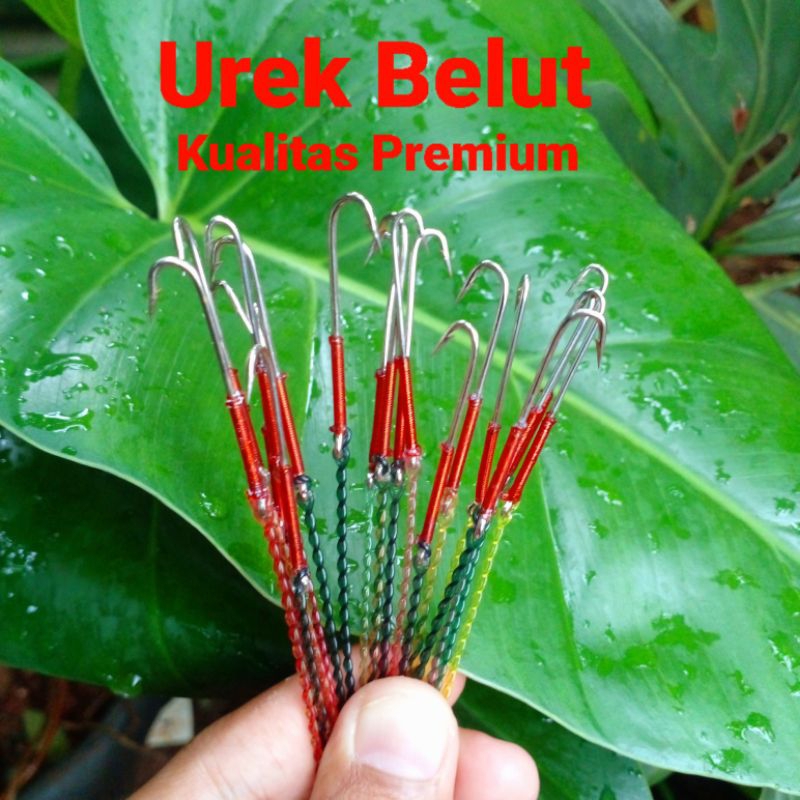 Kail Pancing Urek Belut Baja Stainles Pabrikan Cocok Untuk Belut Sawah Sungai Kolam Dan Rawa.