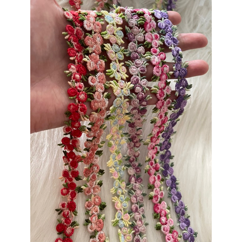 Renda ecer / Renda bordir / Bunga renda