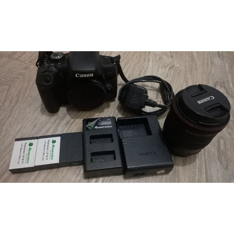 Kamera canon 750D | second mulus