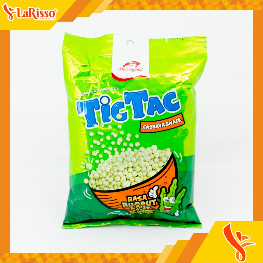 

TIC TAC SNACK DUA KELINCI 90GR RASA RUMPUT LAUT