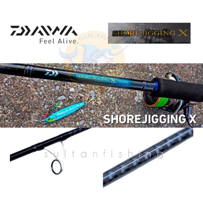 Joran DAIWA SHORE JIGGING X 96M 96MH 96H 100MH | Pilih Varian