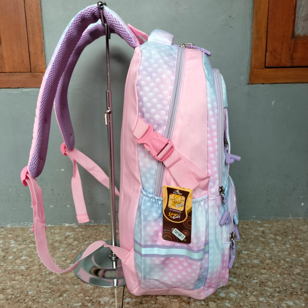 Tas Ransel Backpack Sekolah Anak Perempuan Silver Girl Original Croco Better Bike