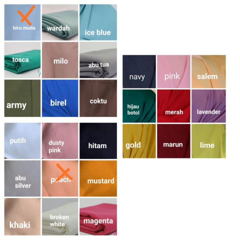 HIJAB SEGIEMPAT INSTAN SEBUOOL UKURAN M