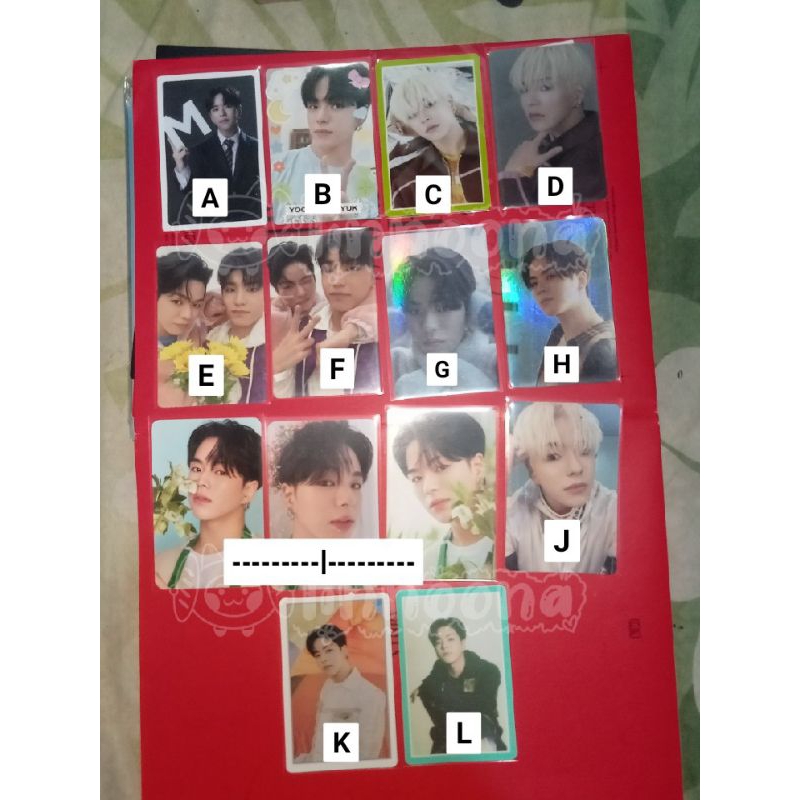 Photocard Jaehyuk Treasure Teuday popup store welcol unit jaewoo blooming trace