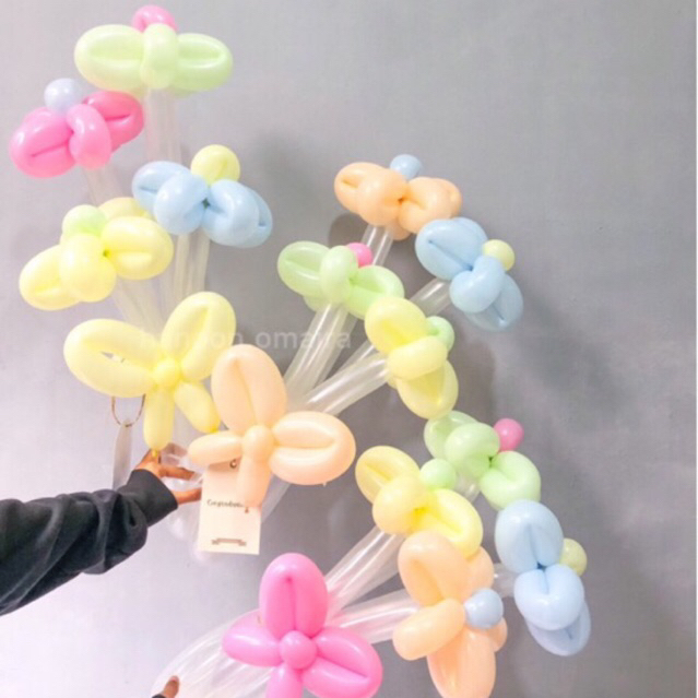 Buket Balon Bunga Sukabumi / Buket Balon Twist Cibadak Sukabumi