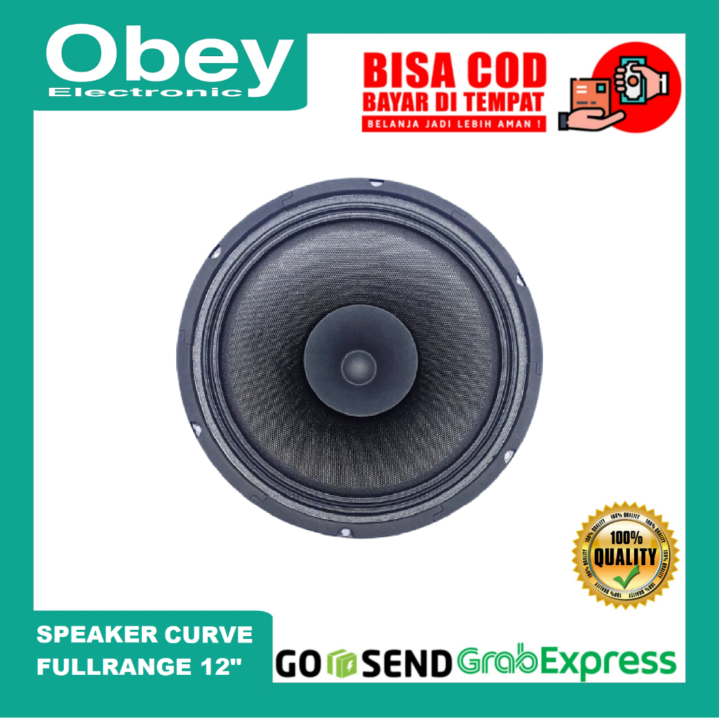 SPEAKER CURVE FULL RANGE 12 INCH 1230 PLS