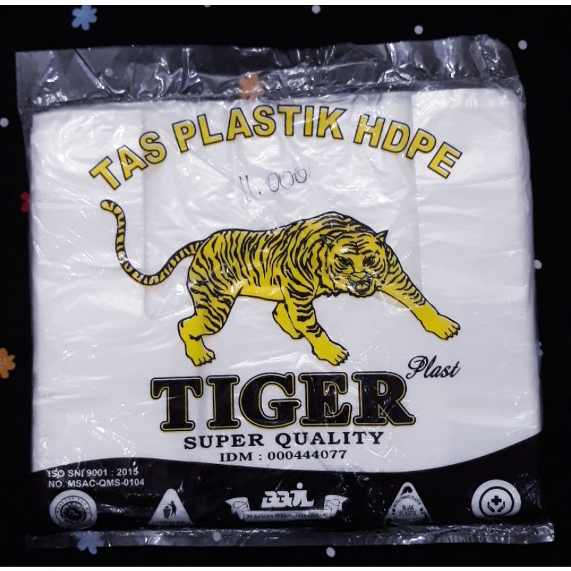 Kantong Plastik HD Bening TIGER 24