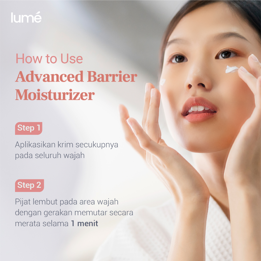 LUME Advanced Barrier Moisturizer Pelembab Wajah dengan 4%Niacimide