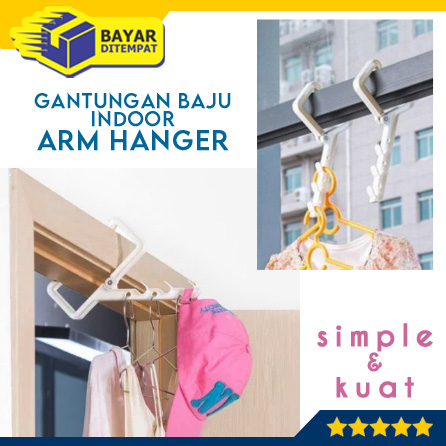 Gantungan Baju Indoor ARM HANGER [XL16]