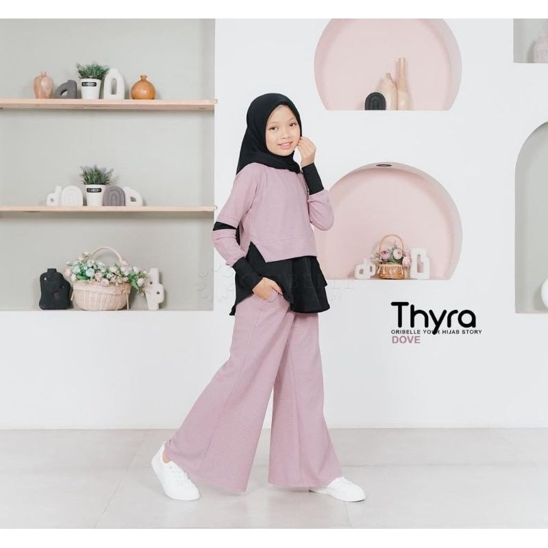 Thyra set kids / set anak perempuan usia 9-11 tahun