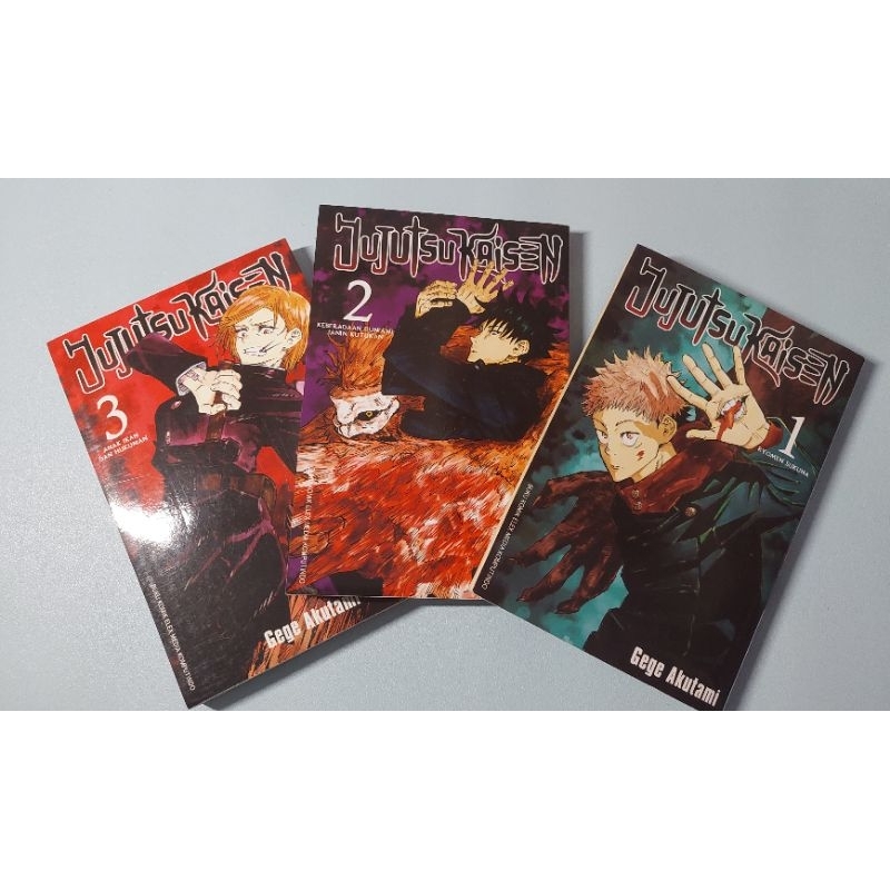 Jujutsu Kaisen manga set 1-3