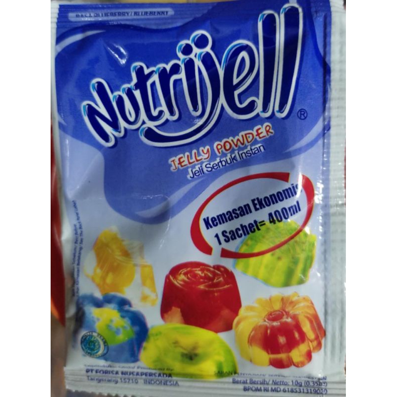 

NUTRIJELL RASA BLUEBERRY SACHET 10g