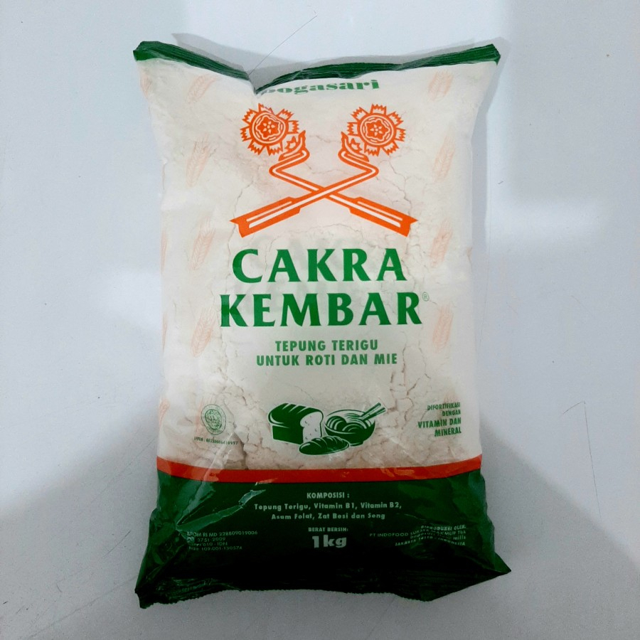

Tepung Terigu Cakra Kembar 1kg